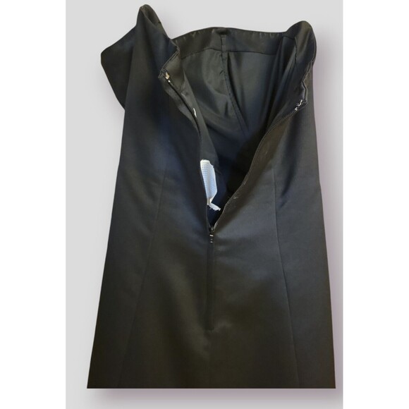 Forever Yours Formal Long Dress Prom Size 4 Black With Pink Strapless - Picture 5 of 9